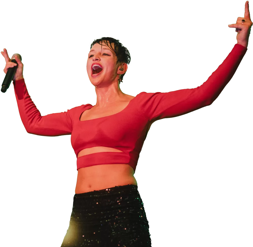 Festivites chanteuse